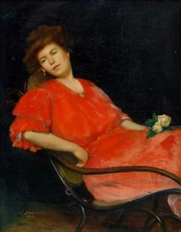 Donna in poltrona, 1935